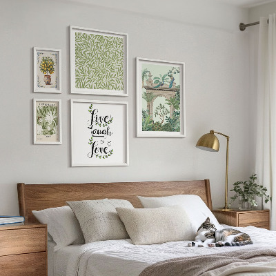 Sieninė paveikslų galerija Augalų motyvai bohemiški akcentai
