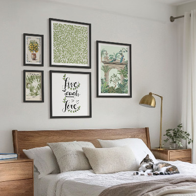 Sieninė paveikslų galerija Augalų motyvai bohemiški akcentai