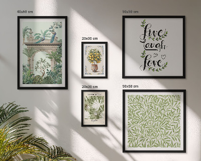Sieninė paveikslų galerija Augalų motyvai bohemiški akcentai