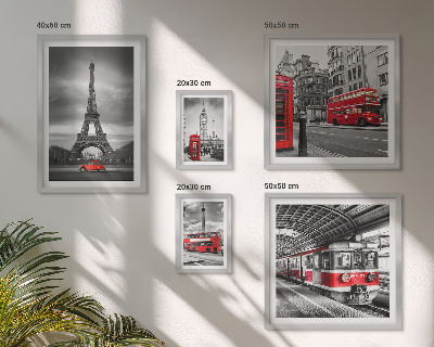 Sieninė paveikslų galerija Stilingi Londono ir Paryžiaus vaizdai