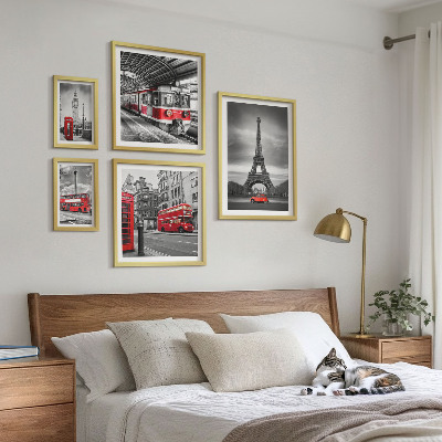Sieninė paveikslų galerija Stilingi Londono ir Paryžiaus vaizdai
