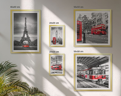 Sieninė paveikslų galerija Stilingi Londono ir Paryžiaus vaizdai