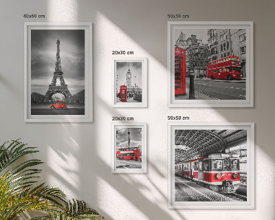 Sieninė paveikslų galerija Stilingi Londono ir Paryžiaus vaizdai