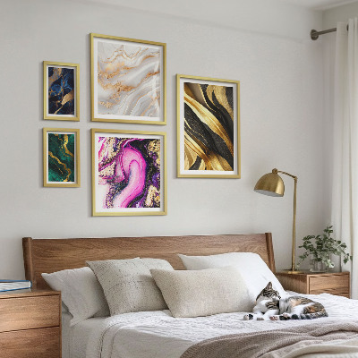 Sieninė paveikslų galerija Abstraktūs modernūs raštai