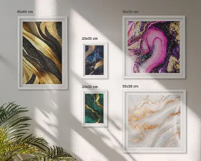 Sienų paveikslų galerija modernūs abstraktūs raštai