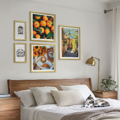 Sieninė paveikslų galerija Kavinės vaizdai į gatves