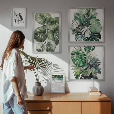 Sieninė paveikslų galerija Abstrakčios augalų citatos