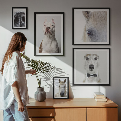 Sieninė paveikslų galerija Šiuolaikiniai gyvūnų portretai