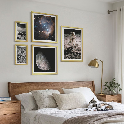 5 paveikslų rinkinys su rėmais Kosminiai atradimai ir paslaptys