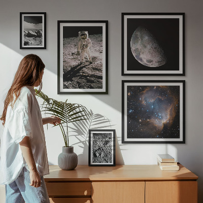 5 paveikslų rinkinys su rėmais Kosminiai atradimai ir paslaptys
