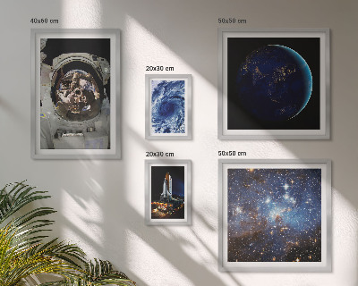 Sieninė paveikslų galerija Astronautų atradimai kosmose