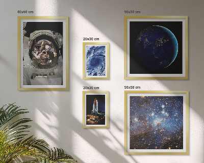 Sieninė paveikslų galerija Astronautų atradimai kosmose