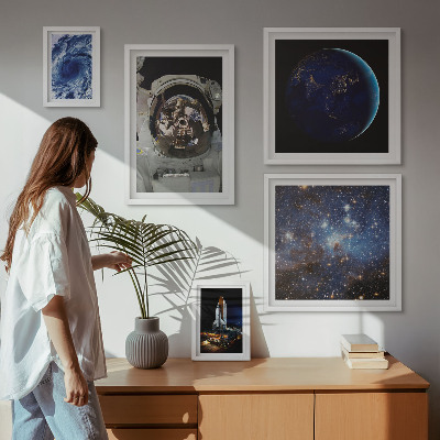 Sieninė paveikslų galerija Astronautų atradimai kosmose