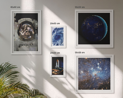 Sieninė paveikslų galerija Astronautų atradimai kosmose