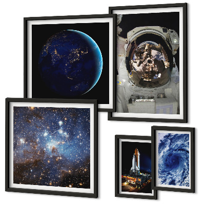 Sieninė paveikslų galerija Astronautų atradimai kosmose