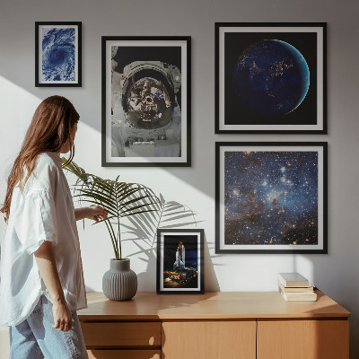 Sieninė paveikslų galerija Astronautų atradimai kosmose