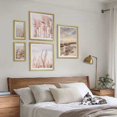 Paveikslų rinkinys miegamajam Pajūrio peizažai, saulė