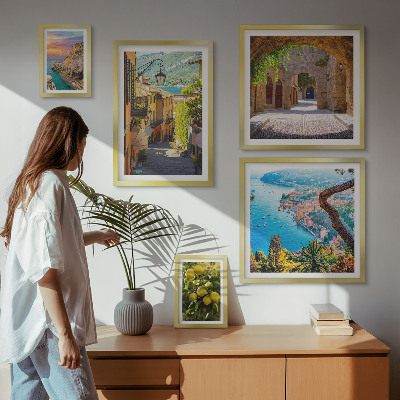 Sieninė paveikslų galerija Žavingi pajūrio vaizdai