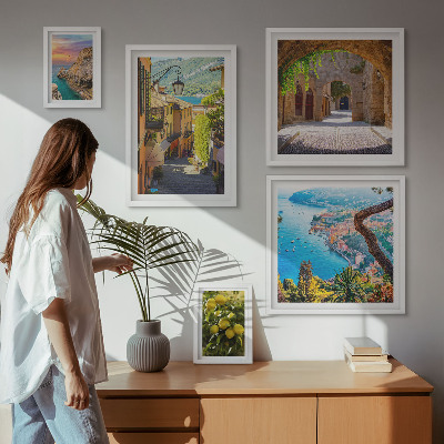 Sieninė paveikslų galerija Žavingi pajūrio vaizdai