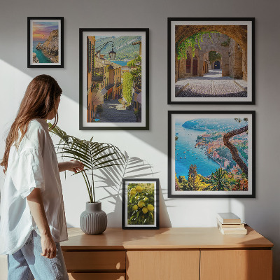 Sieninė paveikslų galerija Žavingi pajūrio vaizdai