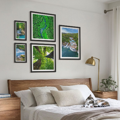 Sieninė paveikslų galerija Kriokliai žali peizažai