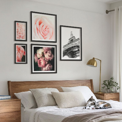 Sieninė paveikslų galerija Rožės Eifelio bokštas Romantizmas