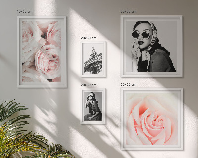 Sieninė paveikslų galerija Elegantiški rožių portretai