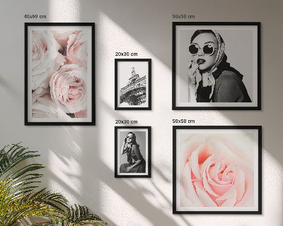 Sieninė paveikslų galerija Elegantiški rožių portretai