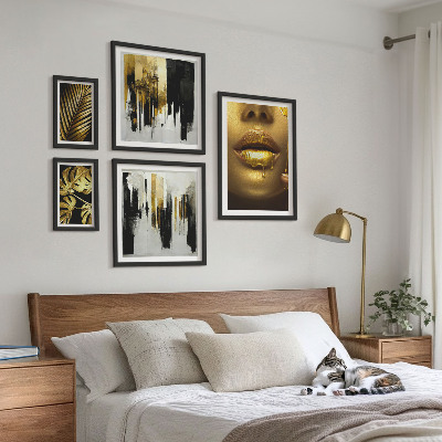 Sieninė paveikslų galerija Glamūrinio stiliaus augalų veidai