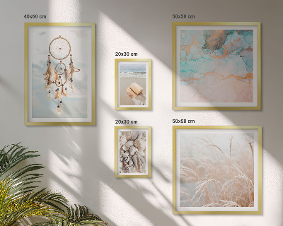 Sieninė paveikslų galerija Boho svajonių paplūdimio gamta