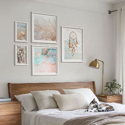 Sieninė paveikslų galerija Boho svajonių paplūdimio gamta