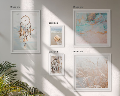 Sieninė paveikslų galerija Boho svajonių paplūdimio gamta
