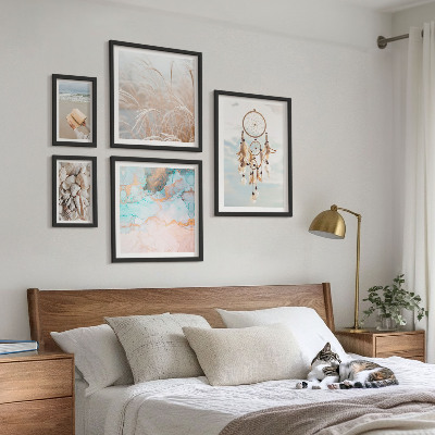 Sieninė paveikslų galerija Boho svajonių paplūdimio gamta