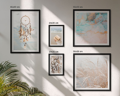 Sieninė paveikslų galerija Boho svajonių paplūdimio gamta