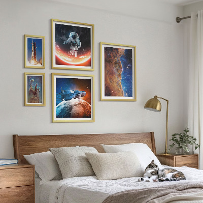 Paveikslų rinkinys miegamajam Galaktikos kosminės kelionės