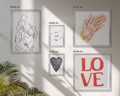 Sieninė paveikslų galerija Šeima, meilė, šiluma, laimė