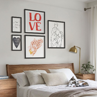 Sieninė paveikslų galerija Šeima, meilė, šiluma, laimė
