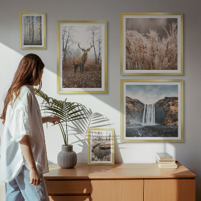 Sieninė paveikslų galerija Laukinės gamtos peizažai