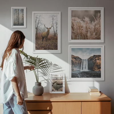 Sieninė paveikslų galerija Laukinės gamtos peizažai