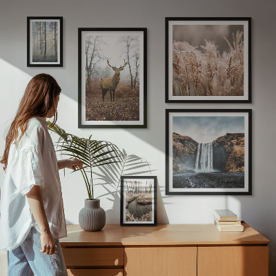 Sieninė paveikslų galerija Laukinės gamtos peizažai