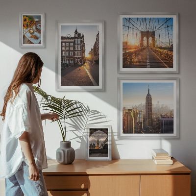 Sieninė paveikslų galerija Žavinga miesto architektūra