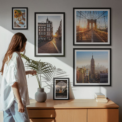 Sieninė paveikslų galerija Žavinga miesto architektūra
