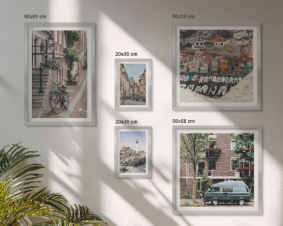 Sieninė paveikslų galerija Žavingos dviračių gatvės