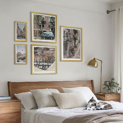 Sieninė paveikslų galerija Žavingos dviračių gatvės