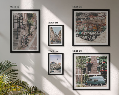 Sieninė paveikslų galerija Žavingos dviračių gatvės