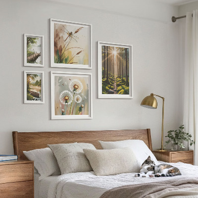 Sieninė paveikslų galerija Miško peizažai, gamta, ramybė