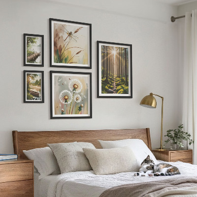 Sieninė paveikslų galerija Miško peizažai, gamta, ramybė