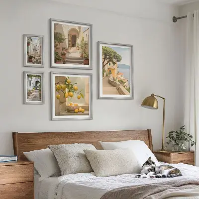 Sieninė paveikslų galerija žavingos jūros gėrybės