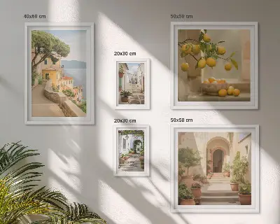 Sieninė paveikslų galerija žavingos jūros gėrybės