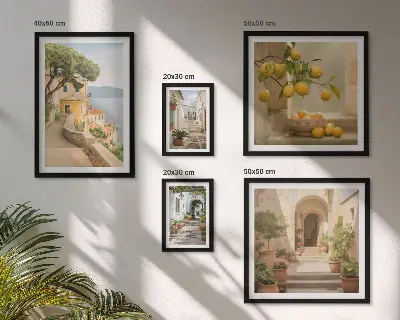 Sieninė paveikslų galerija žavingos jūros gėrybės